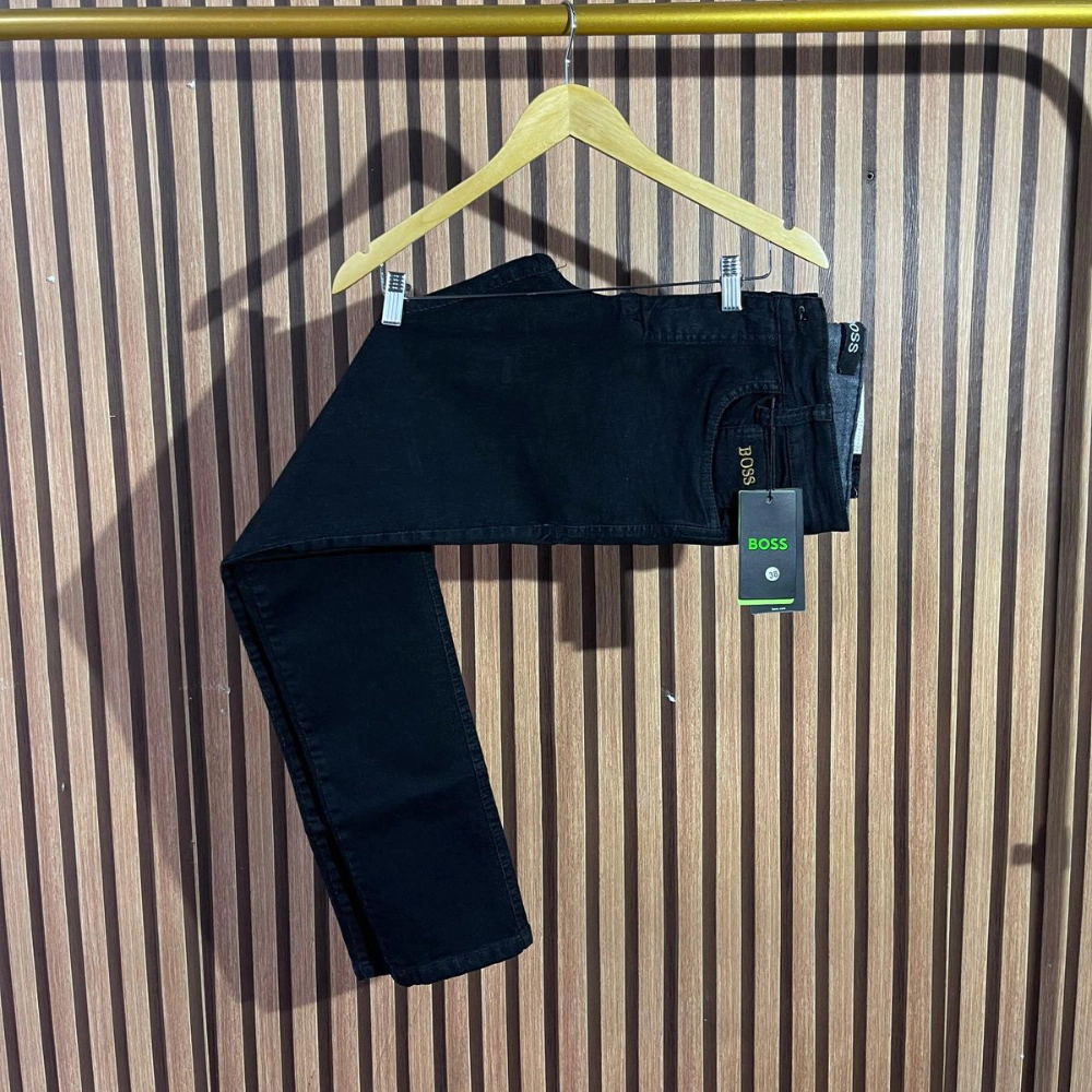 Calça Jeans Masculina Hugo Boss Preta
