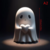 Imagem do Mini Estátua Fantasma Halloween – Resina 8,5cm