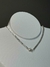 Choker zircônias quadradas