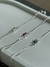 Choker zircônias quadradas - loja online