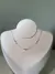 Choker ponto de luz rosa