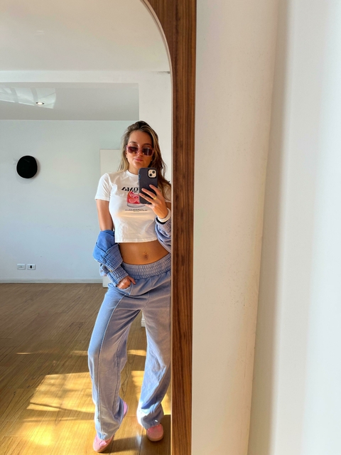 Pantalon azul SELENE - comprar online