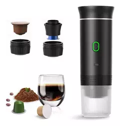 Cafetera Espresso Portátil 3 en 1 Recargable | Cápsulas y Molido - tienda online