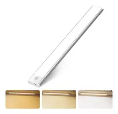 Luz LED Bajo Alacena 20 cm con Sensor de Movimiento y Carga USB Tipo C