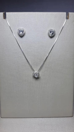 Conjunto Ponto de Luz - Coração Cravejado - loja online