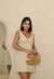 Vestido Amanda couro - BEGE - comprar online