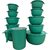Kit Bowl Potes Plásticos Redondo 10 peças + 1 Jarra - Sabin store