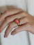 ANILLO CRISTAL 10 milimetros ROSA ELECTRICO - comprar online