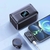 MIcrofone duplo lapela sem fio - redondo - tipo C e Iphone lightning - Peining PEI-MKF11 - Tech Tem Variedades