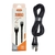 Cabo de Dados USB/Tipo C em Nylon 20W 5A 2 metros Kimaster CB762C