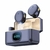 MIcrofone duplo lapela sem fio - redondo - tipo C e Iphone lightning - Peining PEI-MKF11