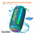 Caixa de Som Bluetooth, Basike RAD-017, Potência Máxima 45W/IPX6, Caixa de Som Portáteis Bluetooth, Ritmo de RGB - Tech Tem Variedades