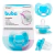 Chupeta comfort azul lisa - tamanho 2 buba toy