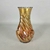 Antigo vaso em vidrão “fogo”.