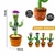 Cactus Bailarín con Música Canta Baila y Repite Voz - comprar online