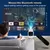 Projetor 4K Salange com Smart Android 11.0 + Bateria embutida + Alto-falante + Bluetooth - loja online
