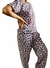 Conjunto Pijama Animal Print Rosa - comprar online