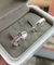 Aliança 3mm meio a meio c/ 1 pedra - comprar online