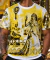 Camiseta Masculina Oxum Rainha das Águas Doces Estampa Total Sublimada - comprar online