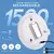 Espelho de Aumento com Luz LED – Portátil e Recarregável (15,2 cm)