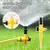 Aspersor de Jardim 360° Rotativo – Impacto com Plugue de Aterramento - Abdu Online