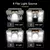 Lanterna LED de Cabeça Recarregável com 5 LEDs – Resistente e Versátil - comprar online