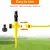 Aspersor de Jardim 360° Rotativo – Impacto com Plugue de Aterramento - Abdu Online