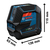 NIVEL LASER BOSCH GCL 2-50C DE LINEAS Y PUNTOS C/SOPORTE RM2 Y MALETIN - Mecan SA