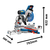 INGLETADORA BOSCH GCM12GDL 305MM 1800W en internet