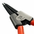 PINZA P / AROS SEEGER EXTERIORES BIASSONI 180mm RECTA en internet