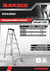 ESCALERA ALUMINIO TIJERA SIMPLE BLACK PANTHER - comprar online