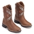 Imagem do Bota Texana Feminina Em Couro Legitimo Diamante