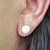 Brinco Gota Pérola Shell