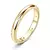 Aneis de Moissanite Empilhavel em Prata Esterlina 925