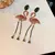 Brincos de Cristais Flamingos na internet