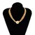 Choker Correntes Entrelaçadas 35cm + 7cm na internet