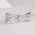 Anel Cruzado Com Moissanite Banho de Ouro Branco - comprar online