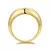 Anel Bold Banho 18k com Pedra Oval Moissanite - loja online
