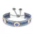 Pulseira Olho Grego Detalhes Fecho em Metal - Valentina Store