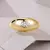Imagem do Anel Bold Banho 18k com Pedra Oval Moissanite