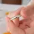 Aneis de Moissanite Empilhavel em Prata Esterlina 925 - comprar online