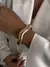 Trio Braceletes Dourados - loja online