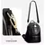 Imagem do Mochila Feminina Couro Alta Qualidade C/ Alça Ombro Elegante multiuso