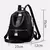 Mochila Feminina Couro Alta Qualidade C/ Alça Ombro Elegante multiuso