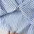 Elegância Despojada à Francesa: Camisa Listrada de Linho Puro Azul Confortável na internet