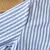 Elegância Despojada à Francesa: Camisa Listrada de Linho Puro Azul Confortável - loja online