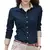 Camisa Feminina Escritório: Manga Longa, Elegante e Ajustada - Seu Look Profissional Perfeito! - loja online