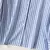Elegância Despojada à Francesa: Camisa Listrada de Linho Puro Azul Confortável - comprar online