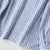 Imagem do Elegância Despojada à Francesa: Camisa Listrada de Linho Puro Azul Confortável