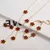 Pulseira Ajustável Aço Inoxidável Banhada a Ouro com Elegante Design de Flor. - comprar online